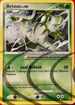 2009 Pokemon Platinum Arceus 2009 #AR2 -Moderately played - Image 1