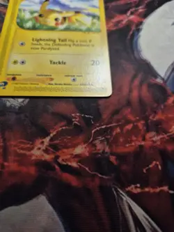 Pokemon Pikachu TCG 124/165 Regular E-Reader Expedition LP/MP - Image 3