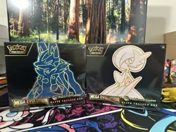 Pokemon Center Mega Evolution Gardevoir & Lucario ETB Elite Trainer Box Set - Image 1