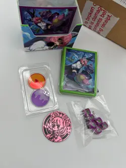 Pokemon Deck Boxes with Dice, Coins, and Sleeves - Lot of 16 - Image 2