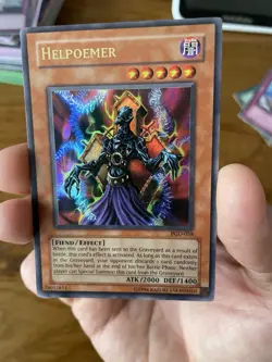 YuGiOh Helpoemer Ultra Rare PGD-058 Ultra Rare Good Condition - Image 3