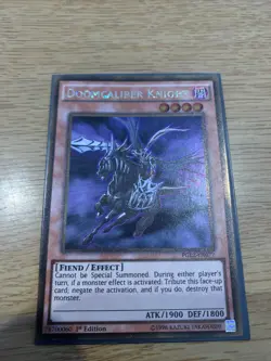 Yugioh Doomcaliber Knight PGL2-EN077 1st Gold Rare - Image 1