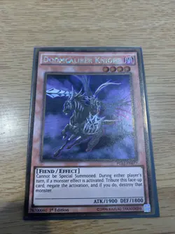 Yugioh Doomcaliber Knight PGL2-EN077 1st Gold Rare - Image 2