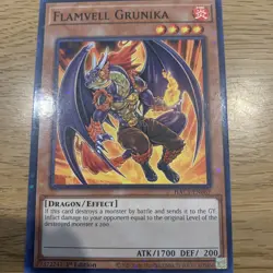 YuGiOh Flamvell Grunika HAC1-EN067 1st Duel Terminal Common - Image 1