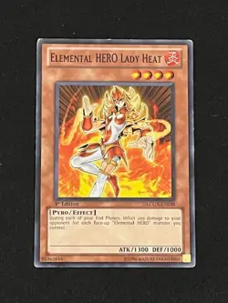 Elemental HERO Lady Heat 1st Edition LCGX-EN038 YuGiOh Legendary Collection 2: T - Image 1