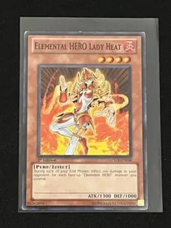 Elemental HERO Lady Heat 1st Edition LCGX-EN038 YuGiOh Legendary Collection 2: T - Image 2