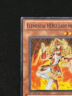 Elemental HERO Lady Heat 1st Edition LCGX-EN038 YuGiOh Legendary Collection 2: T - Image 3