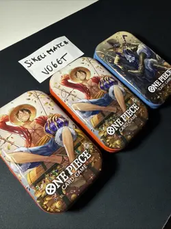 CARTE ONE PIECE LOT DE 3 TIN PACK VOL.2 VIDE LUFFY ET SABO OP13 SUCCESSEURS - Image 1