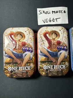 CARTE ONE PIECE LOT DE 3 TIN PACK VOL.2 VIDE LUFFY ET SABO OP13 SUCCESSEURS - Image 2