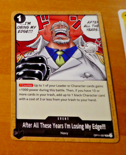 ONE PIECE CARD GAME CARTE ENGLISH OP11-097 EN JCC MINT 2025 - Image 1
