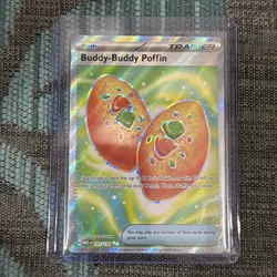 Pokemon TCG Mega Evolutions Buddy-Buddy Poffin 167/132 UR Ultra Rare Card - Image 3