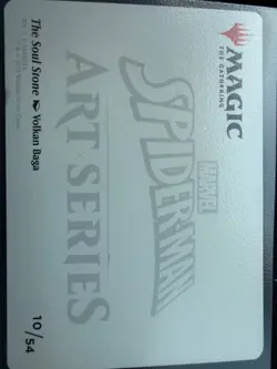 The Soul Stone Art Card (Gold-Stamped Signature) Art Series: Marvel's Spider-Man - Image 2