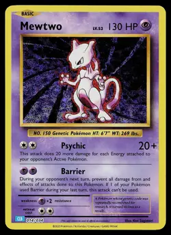 Pokemon Card - Mewtwo Trading Card Game Classic 014/034 Holo CLB - Image 1