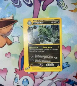 Pokemon TCG Expedition Tyranitar Card 66/165 Non-Holo LP - Image 1