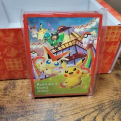 Tohoku Pikachu Box Japanese with Sleeves and Deck Box, Outer Sleeve, NO CARD! - Image 4