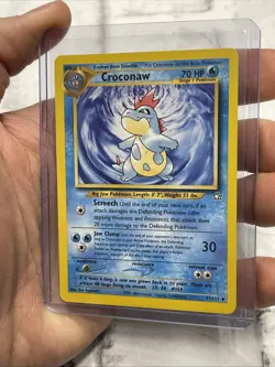 Croconaw 31/111 2000 Neo Genesis Uncommon WOTC Vintage Pokemon Card NM Pokemon - Image 2