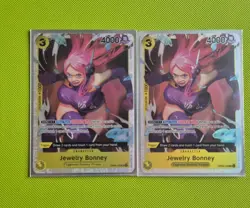One Piece Card Game Jewelry Bonney OP08-105 SR Two Legends English x2 - Image 1