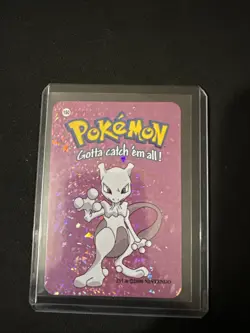 Mewtwo #150 - Vintage Vending Machine Prism Sticker 2000 - Pokemon Card - Image 1
