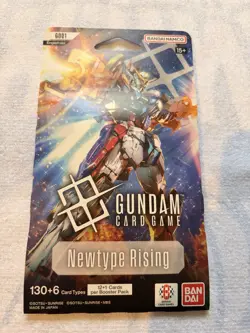 Gundam Card Game - GD01 (Newtype Rising) - Eng. - Sleeved Booster - Image 1