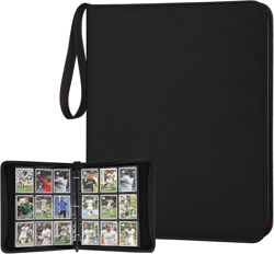 9 Pocket Card Binder, Premium Zip Trading Card Binder, 720 Double Sided Pocket P - Image 1
