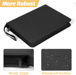 9 Pocket Card Binder, Premium Zip Trading Card Binder, 720 Double Sided Pocket P - Image 2