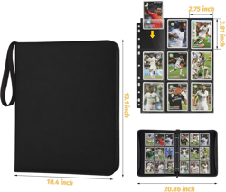 9 Pocket Card Binder, Premium Zip Trading Card Binder, 720 Double Sided Pocket P - Image 3