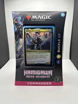 Mtg Magic the Gathering Commander Kamigawa Neon Dynasty Buckle Up Sealed - Image 1
