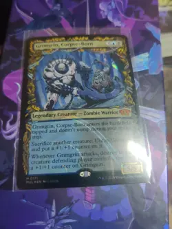 MTG MOM Multiverse Legends M Grimgrin Corpse-Born #0041 HALO FOIL - Image 1