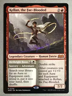 MTG / Kellan, the Fae-Blooded / WOE / #230 / Regular / Mythic / NM - Image 1