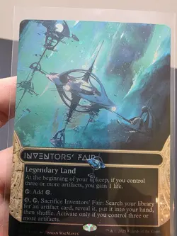 Inventors' Fair (Borderless) (Galaxy Foil) (0111) MTG Edge of Eternities EOS - Image 2