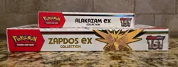 Pokemon TCG: Scarlet & Violet 151- 1 Zapdos EX & 1 Alakazam EX Collection Box - Image 5