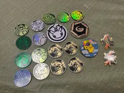 Lot Of Pokemon (3) Pins And (17)Coins - Image 2