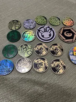 Lot Of Pokemon (3) Pins And (17)Coins - Image 4