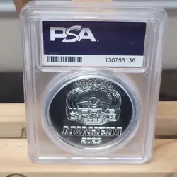 PSA 8 Pokemon Worlds 2025 Championships Anaheim Metal Pikachu Coin Poke Center - Image 2
