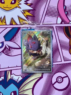 Pokemon - N's Zorua SVP 189 - Pokemon Center Stamp - Journey Together - SEALED - Image 1