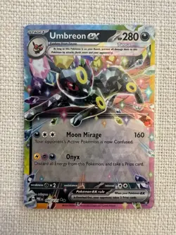 Pokemon TCG Umbreon ex 60/131 Double Rare Prismatic Evolutions NM - Image 1