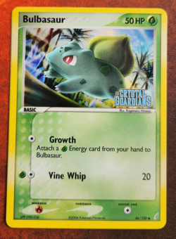 Pokemon Bulbasaur 46/100 Crystal Guardians Reverse Holo stamped - Image 1