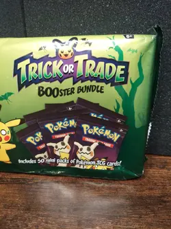 Pokemon Trick or Trade BOOster Pack Bundle 2023 Halloween 50 Packs Sealed New - Image 3
