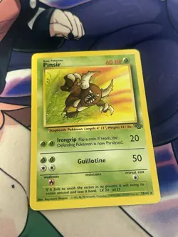 Pokemon Pinsir 25/64 Jungle Rare Regular Unlimited English Wizards - Image 1