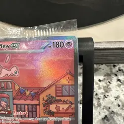 Mew ex SVP 053 Pokemon TCG Scarlet Violet 151 Black Star Promo Full Art SEALED - Image 3