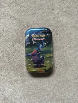 Pokemon TCG Mega Evolution Ascended Heroes Mini Tin Zorua & Cramorant Sealed - Image 1