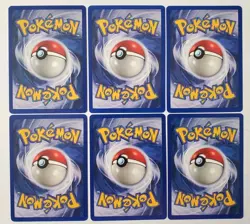 Pokemon Shadowless Base Set Energy Lot X6 Water 102/102, Fire 98/102, Fighting - Image 2