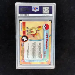 Pokemon Topps Chrome Series 1 Ponyta #77 Sparkle LP - PSA 9 - Low Pop 5! Rare! - Image 2
