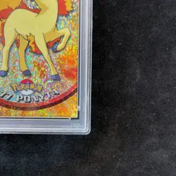 Pokemon Topps Chrome Series 1 Ponyta #77 Sparkle LP - PSA 9 - Low Pop 5! Rare! - Image 5