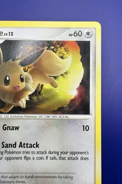 Eevee LV.12 63/100 Majestic Dawn Pokemon TCG Regular LP/MP Diamond & Pearl 2008 - Image 4