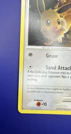 Eevee LV.12 63/100 Majestic Dawn Pokemon TCG Regular LP/MP Diamond & Pearl 2008 - Image 5