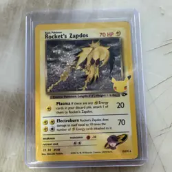 Pokemon Celebrations Team Rockets Zapdos 15/132 Holo Foil - Image 1