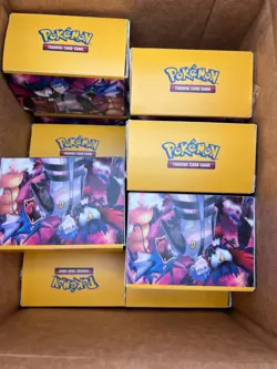 Pokemon Cyrun Deck Boxes with Dice, Coins, and Sleeves - Lot of 14 - Image 1