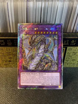 Yu-Gi-Oh! Thunder Dragon Colossus RA03-EN036 Platinum Secret Rare - Image 1