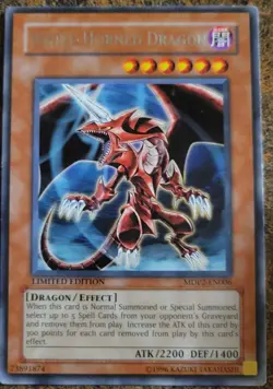 White-Horned Dragon MDP2-EN006 McDonald's Promo Series 2 Limited Edition MP - Image 1